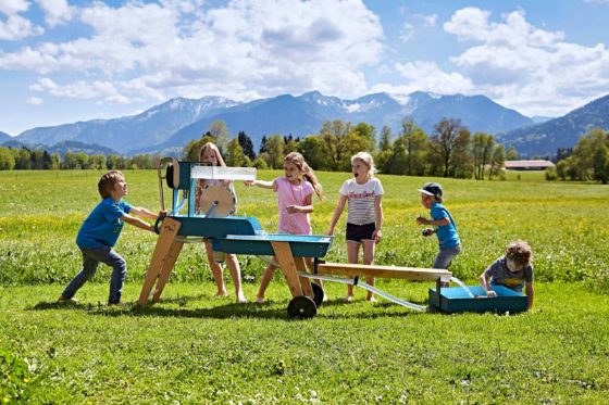 Ein Wasserspielplatz für die Kita – aber mobil!